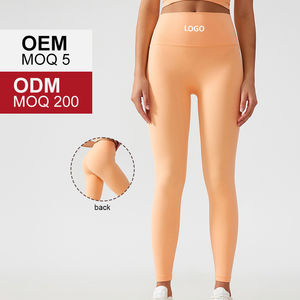 Leggings de Yoga Personalizados para Mujer de Calidad Premium, Cintura Elástica, Control de Abdomen y Levantamiento de Glúteos, Pantalones Transpirables de Cintura Media con Diseño Liso - Product Image 2