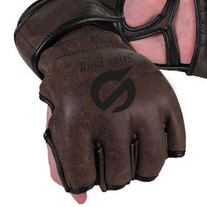 Guantes de Boxeo Personalizados para Sparring, de Cuero Genuino de Alta Calidad, Guantes de Entrenamiento de Boxeo con Logotipo Personalizado, Guantes de Combate - Product Image 3
