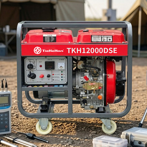 Groupe électrogène diesel portable TieKeHan haute efficacité, 9 kW 11,25 kVA, entraîné par moteur diesel, prix de gros - Product Image 1