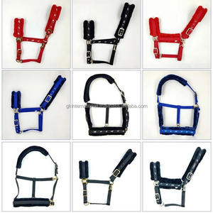 Cabestrillo de nailon de alta calidad con relleno de piel de visón, vellón, hebillas SS, ojales y cinta de caballo en todos los lados, en colores vibrantes - Product Image 6