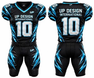 Custom American Football Uniform Set Custom Team Jersey and <b>Pants</b> Sublimation Sportswear with <b>Padding</b> for Men Custom Team Gear - Product Image 2