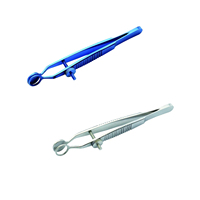Pinces à chalazion en titane bleu, instruments chirurgicaux ophtalmiques, ensemble d'instruments manuels réutilisables pour ophtalmologie