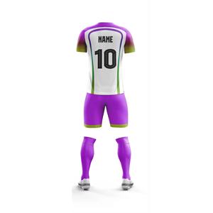 Unisex High Quality Breathable Quick Dry Polyester V-neck Sports Training Soccer Uniforms Customized Logo Shirts Pants Set OEM - Product Image 3