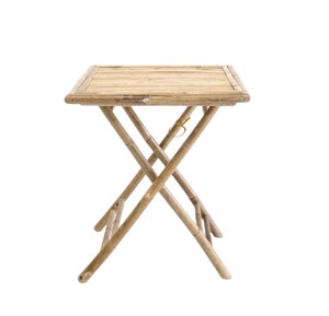 Wholesale Square Bamboo Folding <b>Table</b> Small Tea <b>Table</b> Outdoor Garden Patio <b>Balcony</b> Bistro Furniture Eco Natural Wood Side <b>Table</b> - Product Image 1