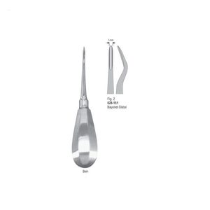 เครื่องมือถอนรากฟันแบบผ่าตัด รุ่น Bein Fig.2 |   เครื่องมือถอนฟันสแตนเลส |   ได้รับการรับรองมาตรฐาน CE - Product Image 1