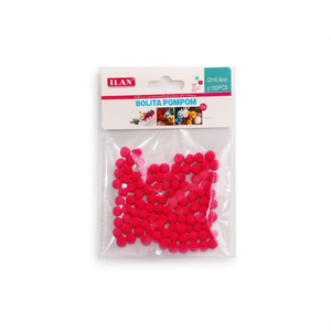 Palline Pom Pom Ilan 0,8 cm 100 Pezzi per Decorazioni Artigianali e Progetti Fai-da-Te - Product Image 1