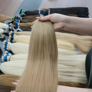 Human Hair Extensions Remy Bulk Blonde Super Drawn Cuticle Aligned Hair Braiding Raw Vietnamese - Product Image 5