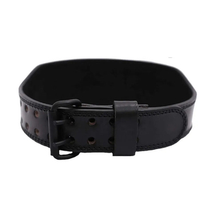 Weightlifting Gym Training Cowhide Leather Belt Sustainable Professional Non-Slip Buckle Closure Powerlifting Belt - Product Image 6