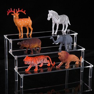 Versátil elevador de exhibición de acrílico de 3 pasos: un elegante soporte rectangular para exhibir artículos decorativos y mejorar su exhibición - Product Image 1