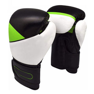 Guantes de Boxeo Profesionales de Cuero con Diseño Estampado, Soporte de Muñeca con Cierre de Gancho y Bucle, Ajustables, de Alta Calidad, Impermeables y Resistentes a la Humedad - Product Image 1