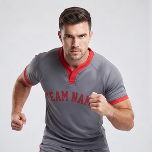 Custom Rugby Uniform Custom Team Sportswear <b>Jersey</b> and Shorts Set Moisture-Wicking UV Protection <b>Football</b> Uniforms Unisex - Product Image 3