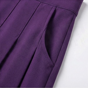 Mini-jupe plissée pour femme, taille élastique, séchage rapide, style sportif, couleur unie, à porter toute l'année - Product Image 5