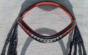 Brida doble de cuero Weymouth de tamaño personalizado, la mejor para doma clásica, equipo ecuestre anatómico para montar a caballo, venta al por mayor. - Product Image 3