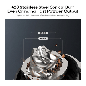 Macinacaffè Automatico PSG7 SL con 48 Livelli di Regolazione della Macinatura, Camere per 245g di Chicchi e 160g di Caffè Macinato, Compatibile con 58, 54, 51 - Product Image 5