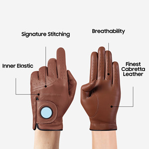 Guantes de Golf Personalizados para Hombre, de Cuero Puro, Cómodos, Deportivos, para Todo Clima, de Alto Rendimiento - Product Image 3