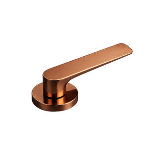 Juego de Manijas para Cerradura de Embutir HI SAFE |   Manija de Puerta de Acero Inoxidable de Primera Calidad |   Diseño Moderno de Lujo |   Acabado en Oro Antiguo Negro Grafito - Product Image 1