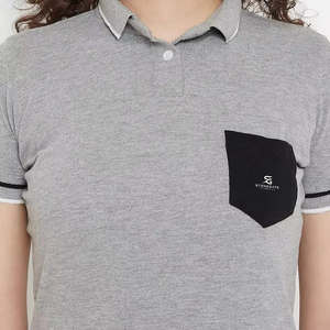 Polo de Mujer, Algodón, Color Sólido, Manga Corta, Transpirable, Informal, Tejido, con Botones, para Verano 2026 - Product Image 6