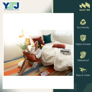 Tapis pliables anti-plis de qualité supérieure, design unique, origine Thaïlande, export, 100 % polypropylène, tapis / carpettes en plastique - Product Image 6