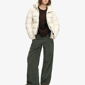 Veste d'hiver décontractée pour femme, style streetwear, imperméable, à capuche, coupe ample, épaisse et chaude, vente en gros - Product Image 5