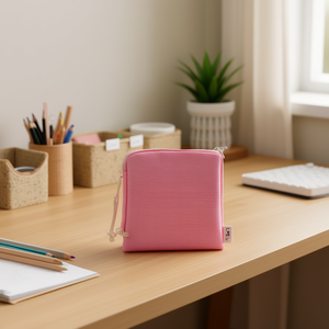 Borsa multiuso Ilan 10x15 cm, confezione da 2, colore rosa, per conservazione e organizzazione - Product Image 3