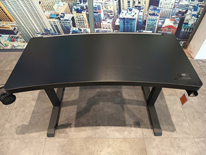 Lumetal Modern Height Adjustable <b>Electric</b> <b>Desk</b> Frame Home Office <b>Electric</b> Standing <b>Desk</b> metal Frame glass top - Product Image 2