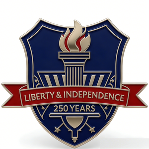 Insignia Metálica Conmemorativa Premium, Fundida a Presión, con Relieve 3D, Promocional, Histórica, Detallada, del 250 Aniversario <span class=keywords><strong>de</strong></span> EE. UU., Personalizada - Product Image 2