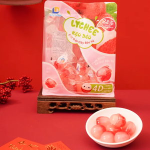 Deliciosos caramelos de lichi pelado con sabor dulce y fragante a lichi - Product Image 1