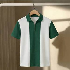 Polo zippé pour homme, mode 2026, dernier polo tendance, viral TikTok, vente chaude, fabricant de polos Bangladesh - Product Image 3