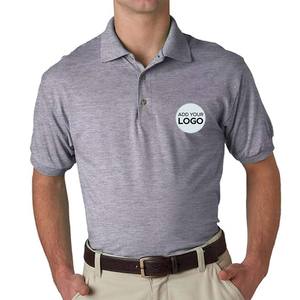 Polo pour homme en tissu piqué 65% polyester et 35% coton, manches courtes - Product Image 4