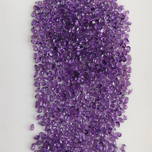 อเมทิสต์สีม่วงธรรมชาติจากแอฟริกา ขนาด 3x2 มม. รูปทรงลูกแพร์ คุณภาพดีที่สุด พลอยหลวมจากเรดเมาน์เทน เหมาะสำหรับทำเครื่องประดับ - Product Image 3