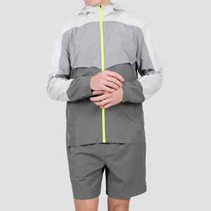 2026 New Windbreaker Nylon Windproof <b>Men</b> Jackets Short Tracksuit Zipper Hoodies and Shorts 2 Piece <b>Set</b> <b>Men's</b> - Product Image 2