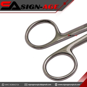 กรรไกรผ้าพันแผลสำหรับผ่าตัดแบบตรงปลายแหลมกรรไกรสแตนเลส - Product Image 5