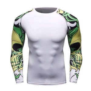 Prix de gros Fabricant professionnel Meilleure vente Rash Guard Vêtements de sport Spandex Nylon UPF50+ Pour adultes - Product Image 1