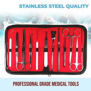 Kit de dissection anatomique professionnel en acier inoxydable durable de 160 pièces, instruments de formation médicale et vétérinaire par Dentavex - Product Image 5