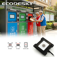 Lector de Códigos QR Integrado EMT6651M, Módulo Escáner de Códigos de Barras 1D 2D con Escaneo Automático para Terminales de Boletos