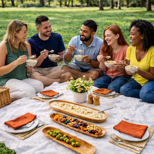 Premium quality serving tray Long oval wood platter Olive wood serving dish Premium <b>snack</b> serving tray Wooden appetizer platter - Product Image 3