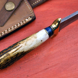 Couteau de chasse personnalisé en acier inoxydable, outil de survie en plein air, vente en gros, lame fixe, équipement tactique, équipement de camping, utilitaire - Product Image 4