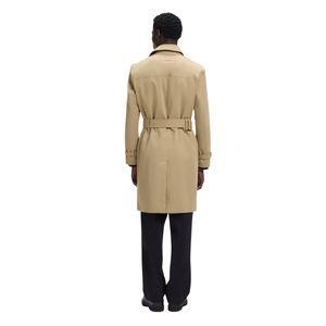 Manteaux Trench pour Hommes de Haute Qualité en Gros, Manteau Trench Personnalisé en Tricot Écologique avec Boutons en Corne, Manteau d'Hiver Classique pour Hommes - Product Image 2