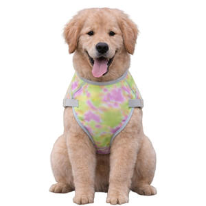 Vêtements pour animaux de compagnie haute durabilité : Gilets et manteaux sans manches pour chiens, vêtements légers et respirants, veste imprimée tie-dye - Product Image 2