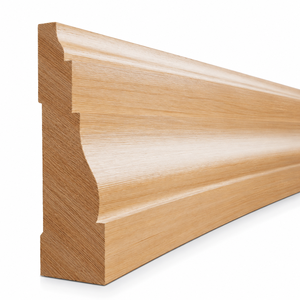 Moulures en bois massif naturel pour corniches architecturales, plinthes, moulures de chaise, encadrements de portes et fenêtres, et garnitures murales décoratives - Product Image 1