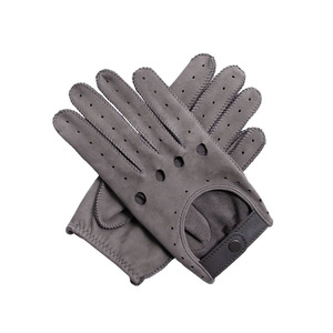 Guantes de Conducción de Cuero Perforado, Transpirables, Unisex, para Carreras de Motos, con Correa de Muñeca Ajustable, para Deportes al Aire Libre - Product Image 1