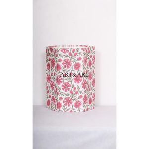 Magnifique poubelle à couvercle roulant en carton, fabriquée à la main en Inde, moderne, élégante, écologique, avec motif géométrique - Product Image 1
