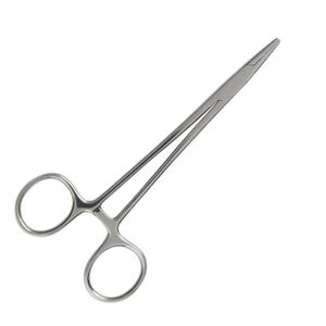 Porte-aiguille manuel en acier inoxydable chirurgical, réutilisable, stérilisation haute température, outil de suture de précision pour usage médical et dentaire - Product Image 1