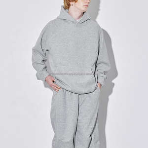 Polaire de haute qualité 420gsm pull en polyester coton surdimensionné lourd logo personnalisé sweats à capuche unisexe pour hommes - Product Image 2