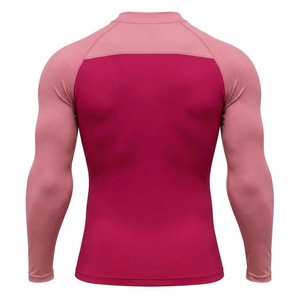 Customization Men s Full Sleeve Rash Guard Compression Shirt Spandex Fabric Plain Logo Long Sleeve Gym & <b>Swimming</b> Rash guard - Product Image 2