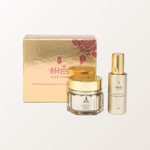 Ensemble de soins de la peau coréens Haeyum Provence Rose, ensemble de 2 pièces, composants du produit - Crème Stemcell Tox - Anti-âge - Product Image 3