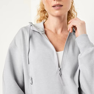 Private Label Custom OEM ODM Women's Fitness Jogger Tracksuit Two Piece Casual Outfit Ladies Loose Fit Wholesale Bulk Supplier - Product Image 3