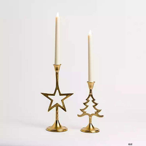 Nordic Design Handmade Wooden Candle Stand Customizable Logo for Home or Hotel Festive Vintage Accessories for Christmas - Product Image 1