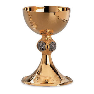 Calice élégant au design gravé, fait main, en laiton de haute qualité, couleur laiton. Idéal également comme objet cadeau. - Product Image 2