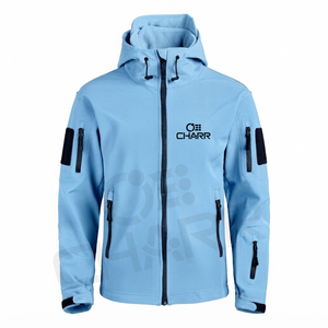 SoftShell Casual Hooded Coat Classic Winter Breaker Men Full-Zip Windproof Camping <b>Fleece</b> Hiking Outdoor <b>Jacket</b> - Product Image 4